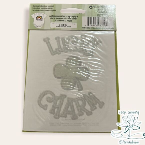 Lucky Charm & Rainbow Iron On Transfer - Picture 2 of 8